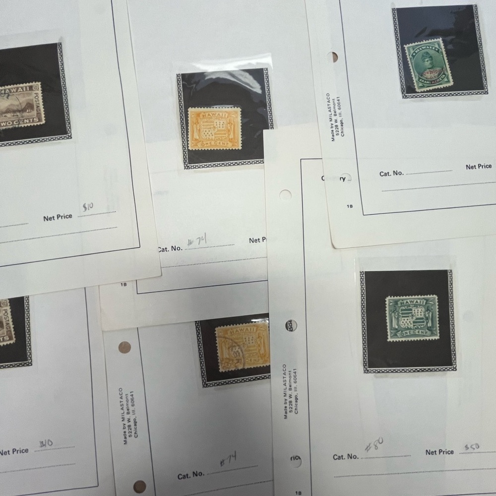 Vintage Hawaii Postage Stamp Lot Collectible - Picture 4 of 7
